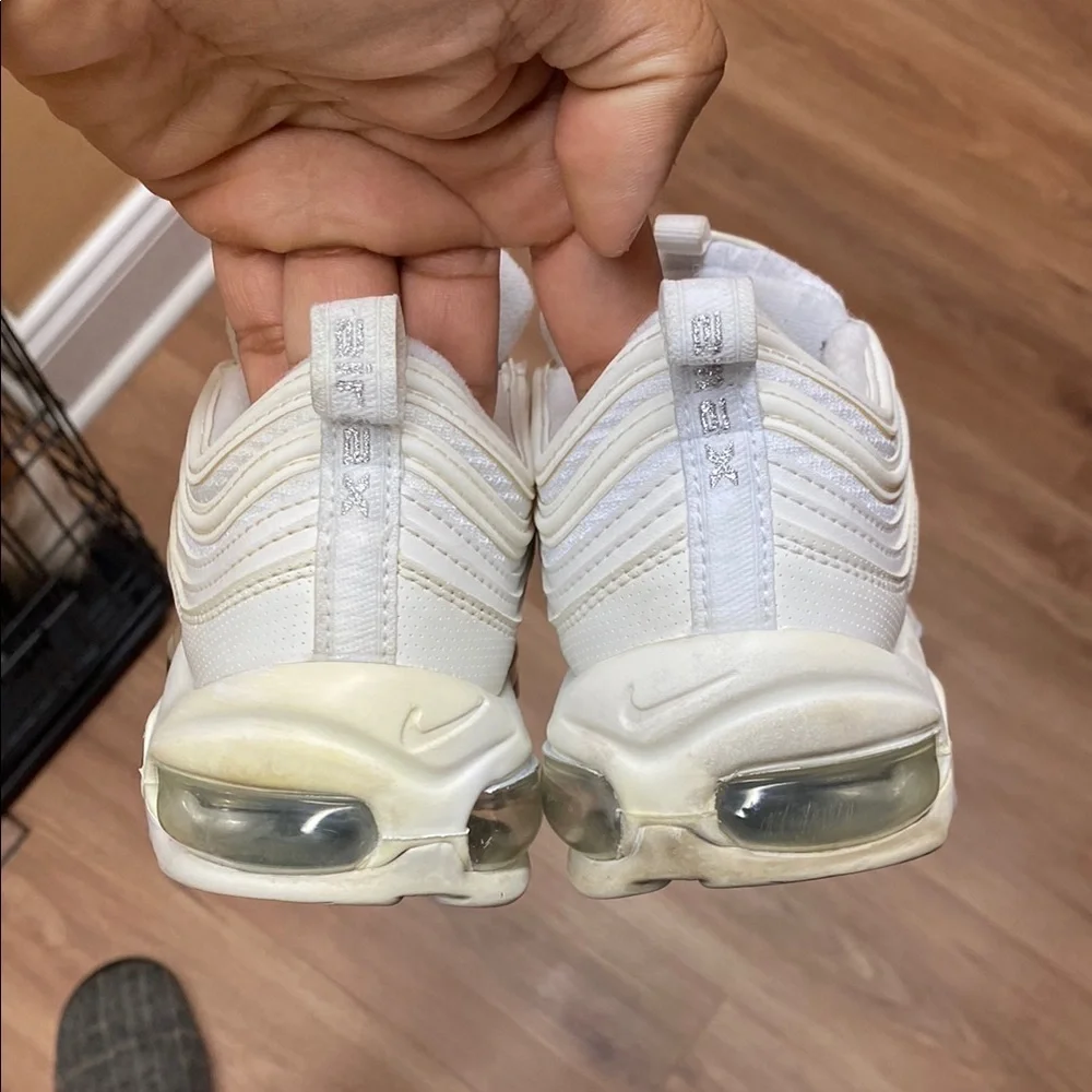 Nike Air Max 97 Triple White Sneaker Bundle